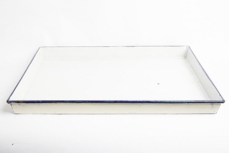 Laboratory Tray in Enamel Large 